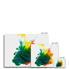 Încarcă imaginea în vizualizatorul Galerie, f Tablou Fumul Colorat Canvas